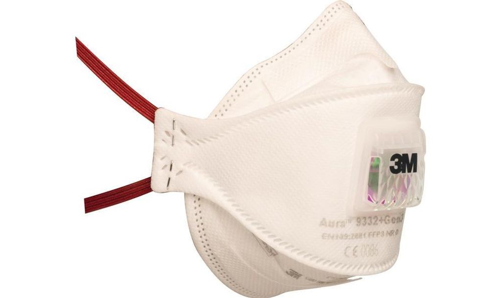Ademhalingsmasker Aura 9332+Gen3 FFP3 / V NR D met Productafbeelding 