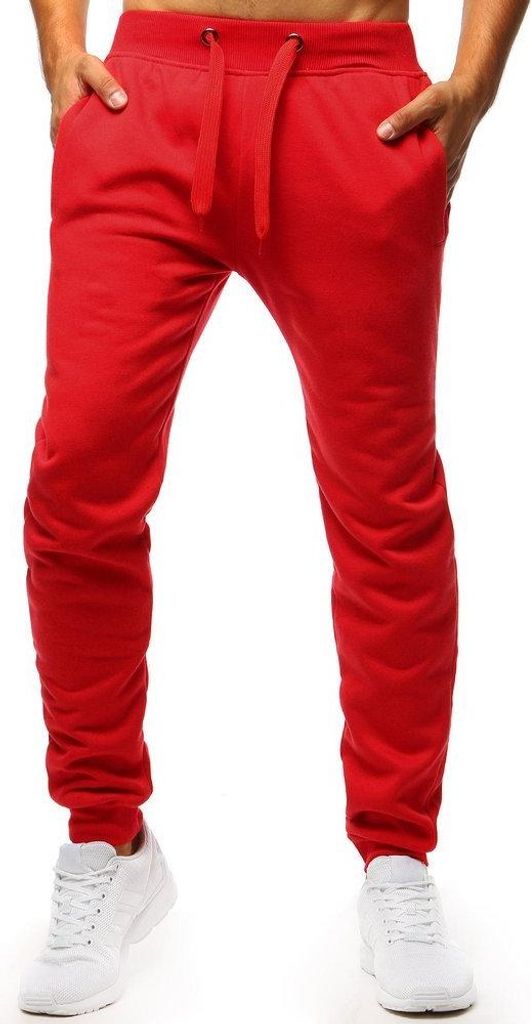 Dstreet Herren-Jogginghosen Asize rot L