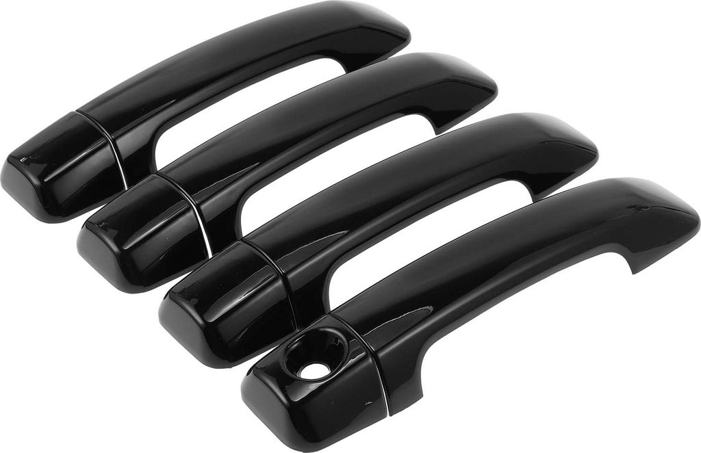 4 Stücke Außentürgriffabdeckung Auto Türgriffschutz für Toyota Tundra 2007-2020 Auto Türgriffschutz ABS Schwarz