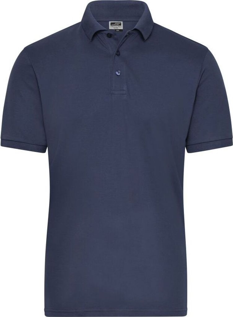 Polo aus weichem Elastic-Piqué navy, Gr. XXL