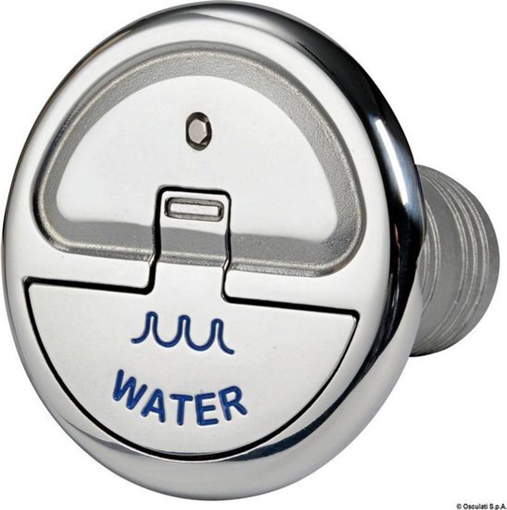 Quick Lock Water 30° Einfüllstutzen 38 mm mit Schlüssel, 1 Stück