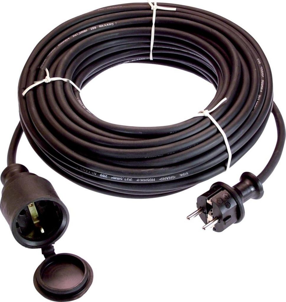as-Schwabe Câble de rallonge 25,0 m noir Image du produit 