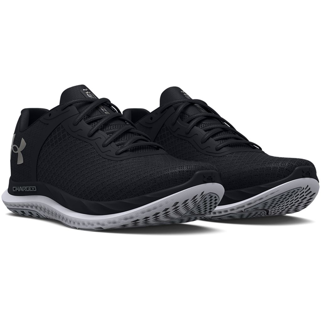 UNDER ARMOUR Charged Breeze Laufschuhe Herren 001 - black/black/white 44