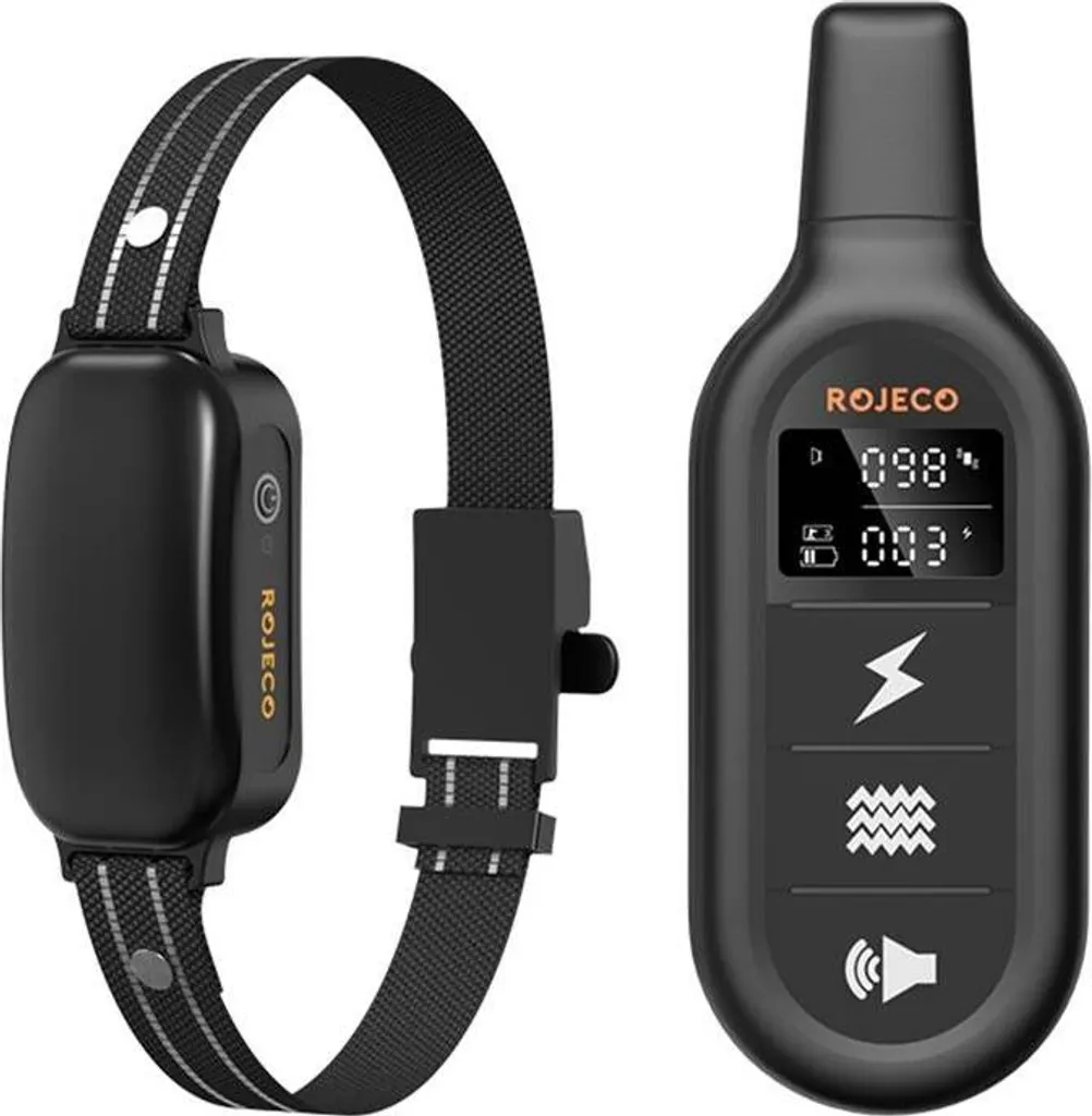 Rojeco PD521 Collare Educativo 1000m: Addestramento Sicuro con Shock e Vibrazione