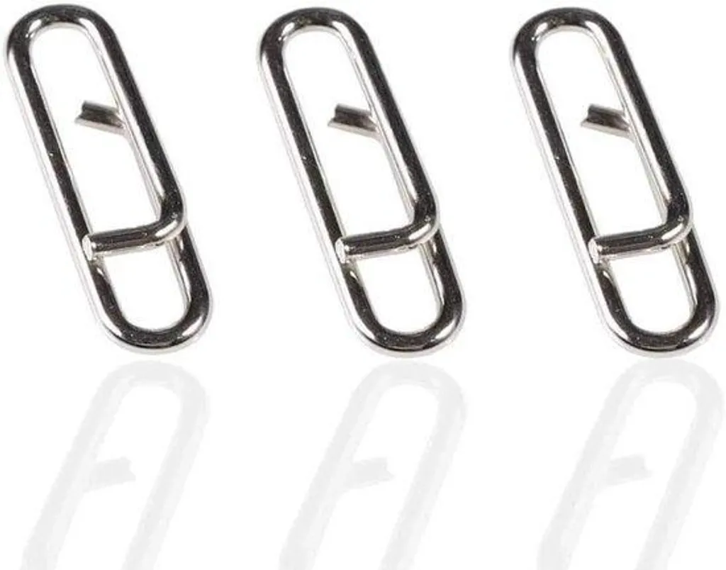Power Clips pêche fixation rapide pour leurres et mouches - Acier Inox
