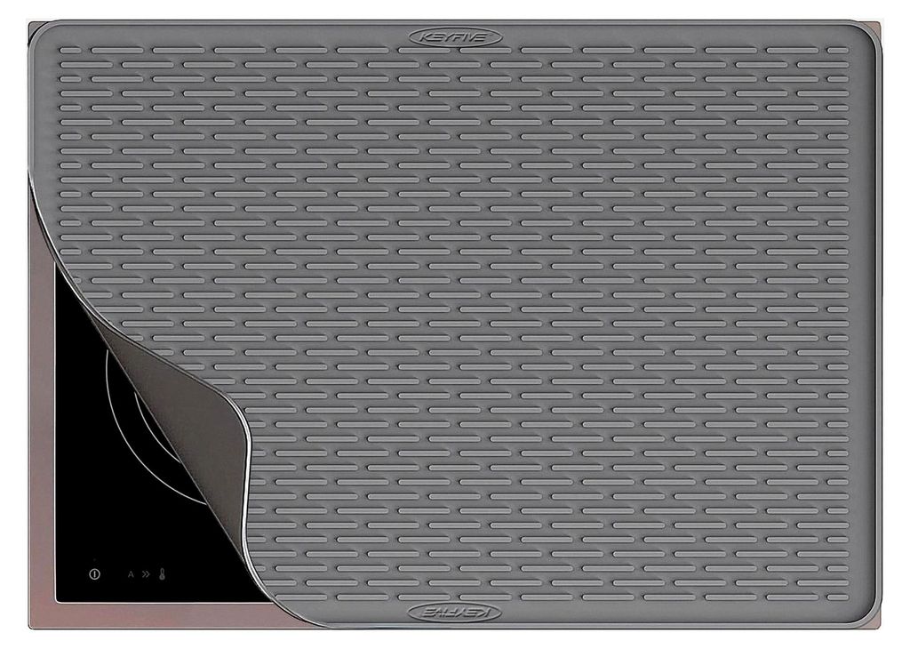 Silikon Induktionsschutzmatte 70x50cm, Herdabdeckung für Glaskeramikkochfeld, rutschfeste Abdeckung für Induktionsfeld