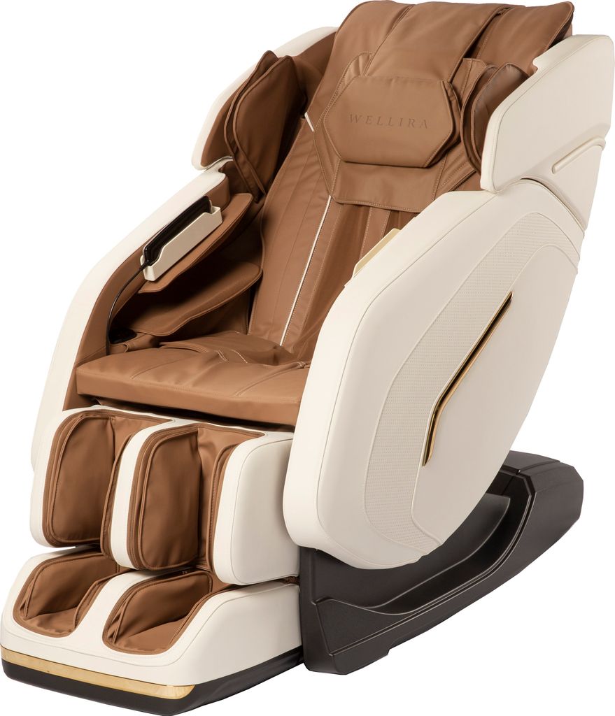 WELLIRA Massagesessel CIGNO Zero-Gravity Massagestuhl für Zuhause und Büro mit Wärmefunktion, Timerfunktion, inkl. Lautsprecher, Luftduckmassage...