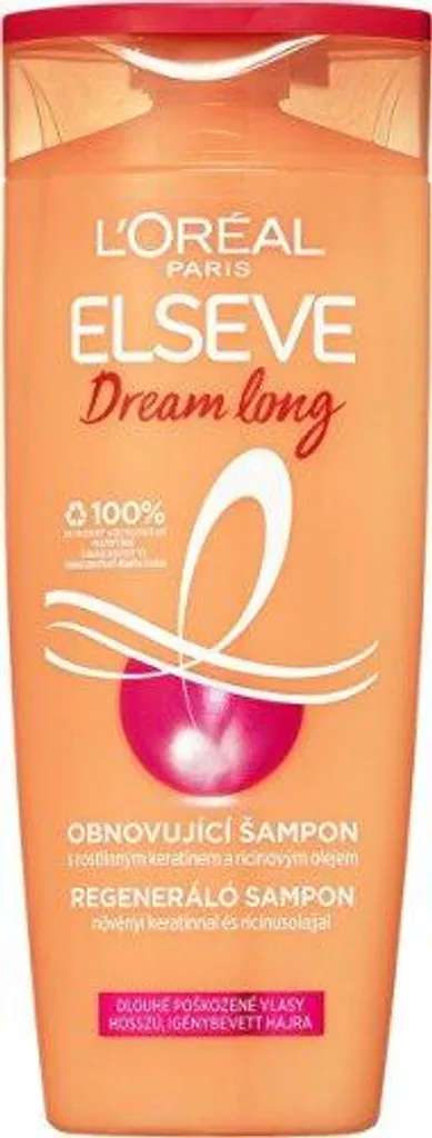 Recharge Shampooing Reconstructeur Elseve Dream Long pour Cheveux
