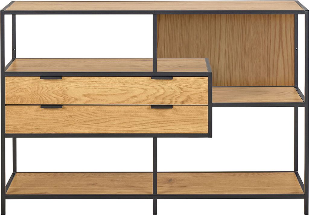 Seaford Regal 2 Schubladen 3 Regale Natur.