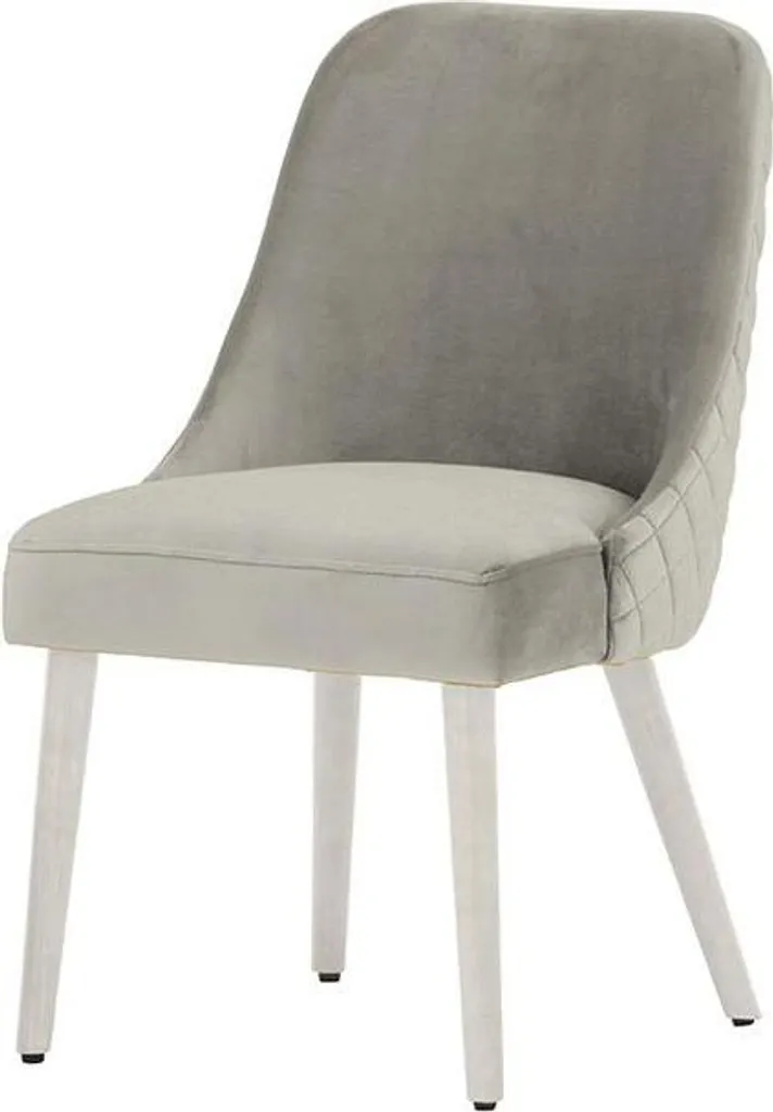 Chaise design Albion-Velluto 15 Blanc, finitions coutures haut de gamme