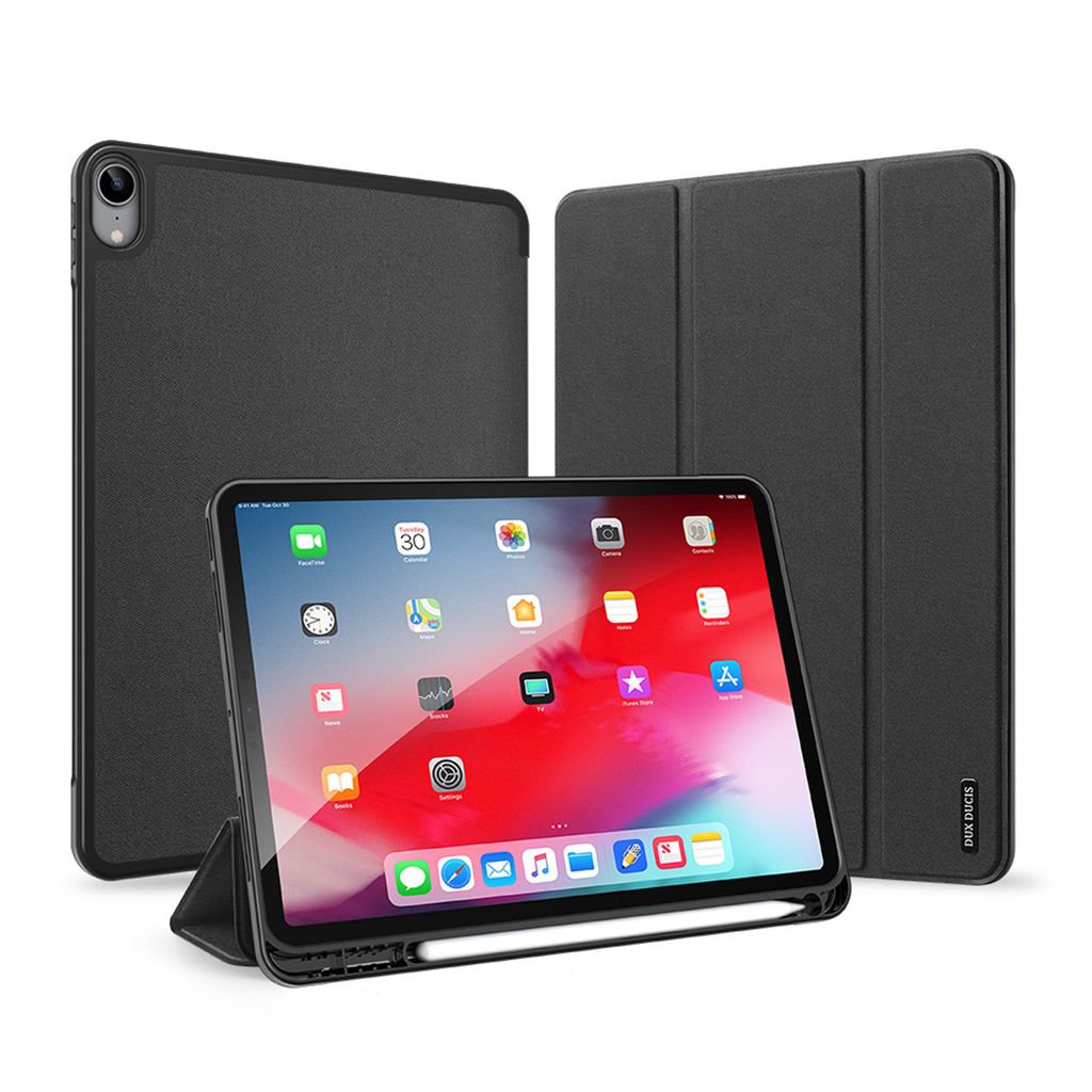 Dux Ducis Domo Hülle mit Flip und Smart Sleep für iPad Air 4/5 10,9'' - Schwarz
