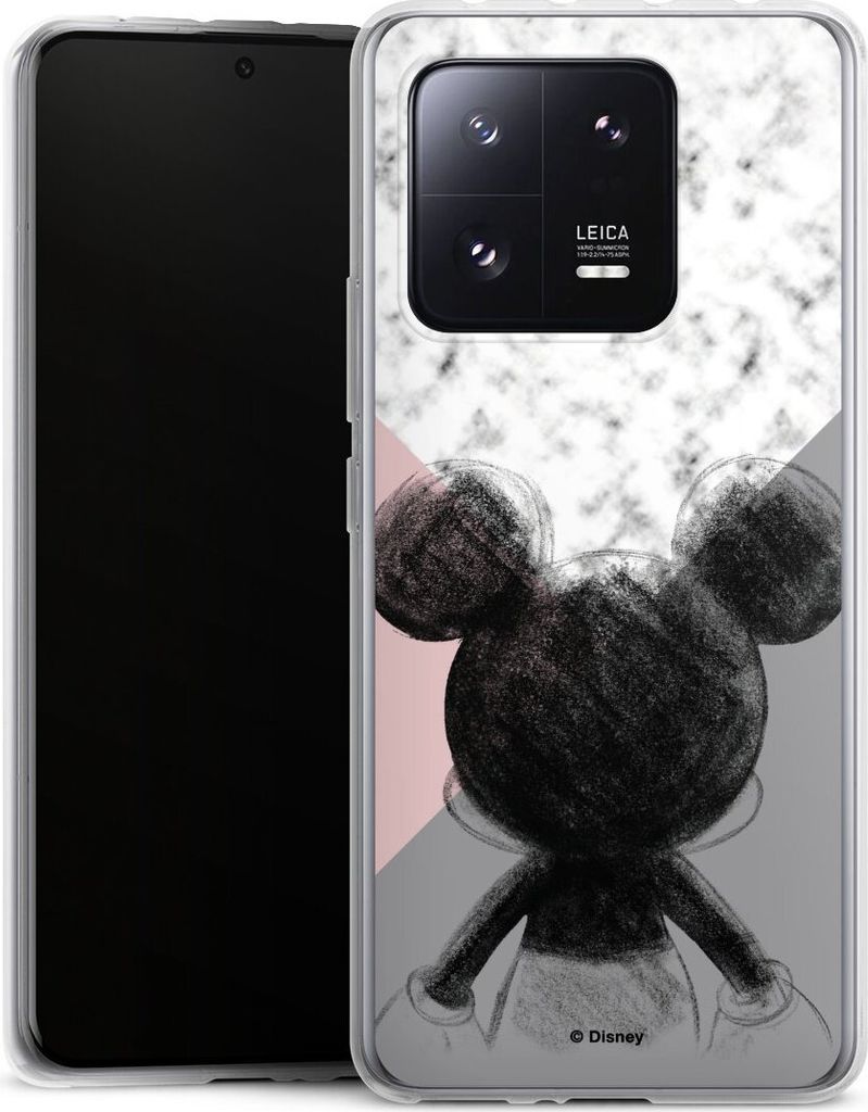 DeinDesign Handyhülle für Xiaomi 13 Pro Silikon Hülle Case Smartphone Schutzhülle Disney Marmor Mickey Mouse