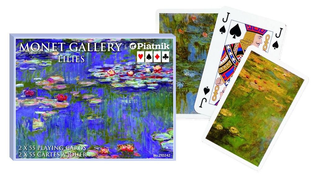 Monet Lilies Gallery - Spielkarten Produktbild 