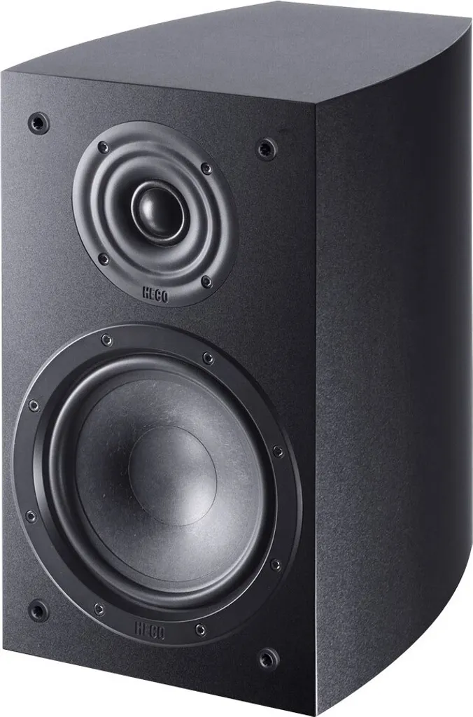 Enceinte Bass-Reflex 2 Voies Victa Elite 302 Noir avec Tweeter à Dôme