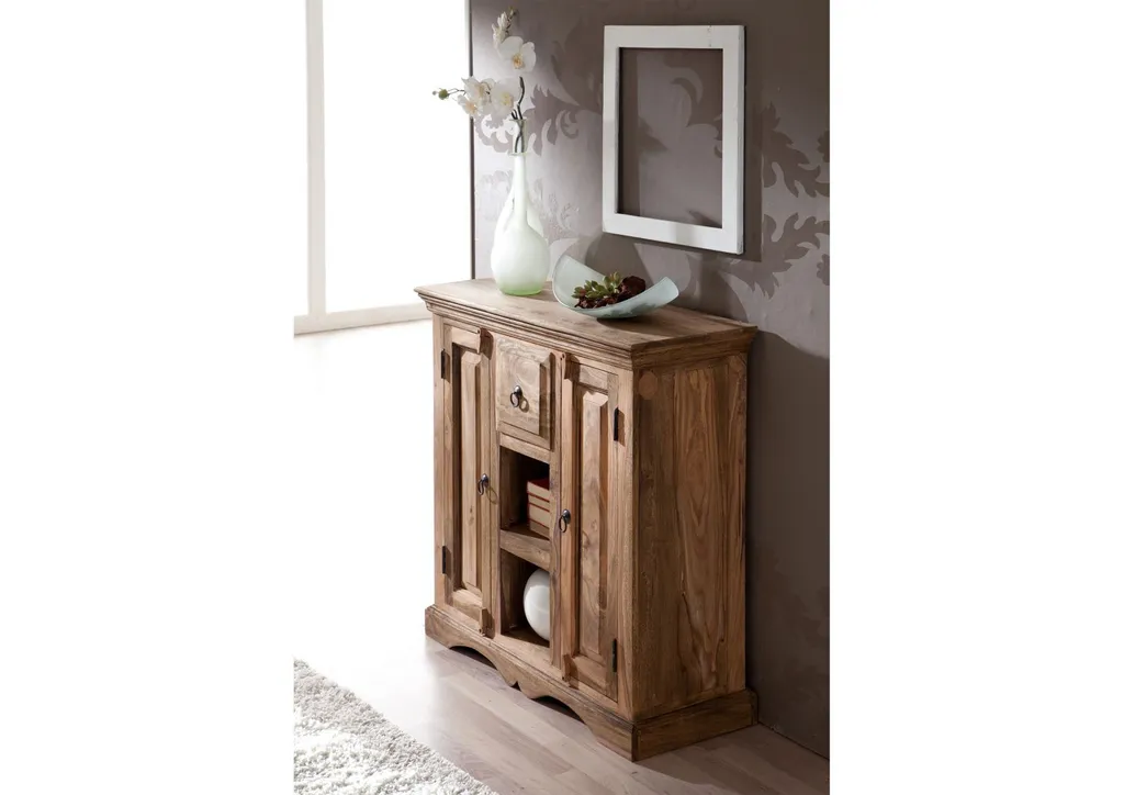 Buffet compact en bois massif pour optimiser les petits espaces - 4