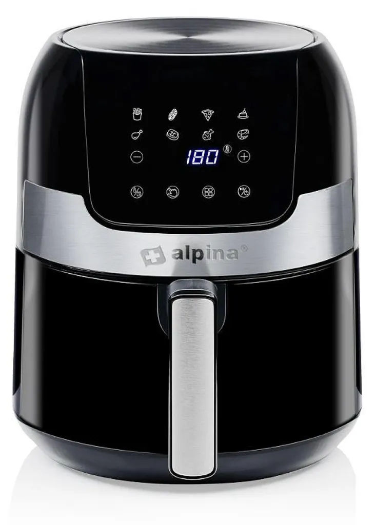 Friteuse à air Alpina 1400W - Écran tactile et thermostat réglable - 4