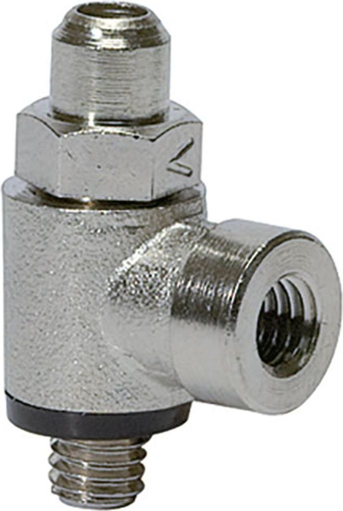 Riegler Drosselrückschlagventil, Zuluftdrosselung (V), G 3/8 i., G 3/8