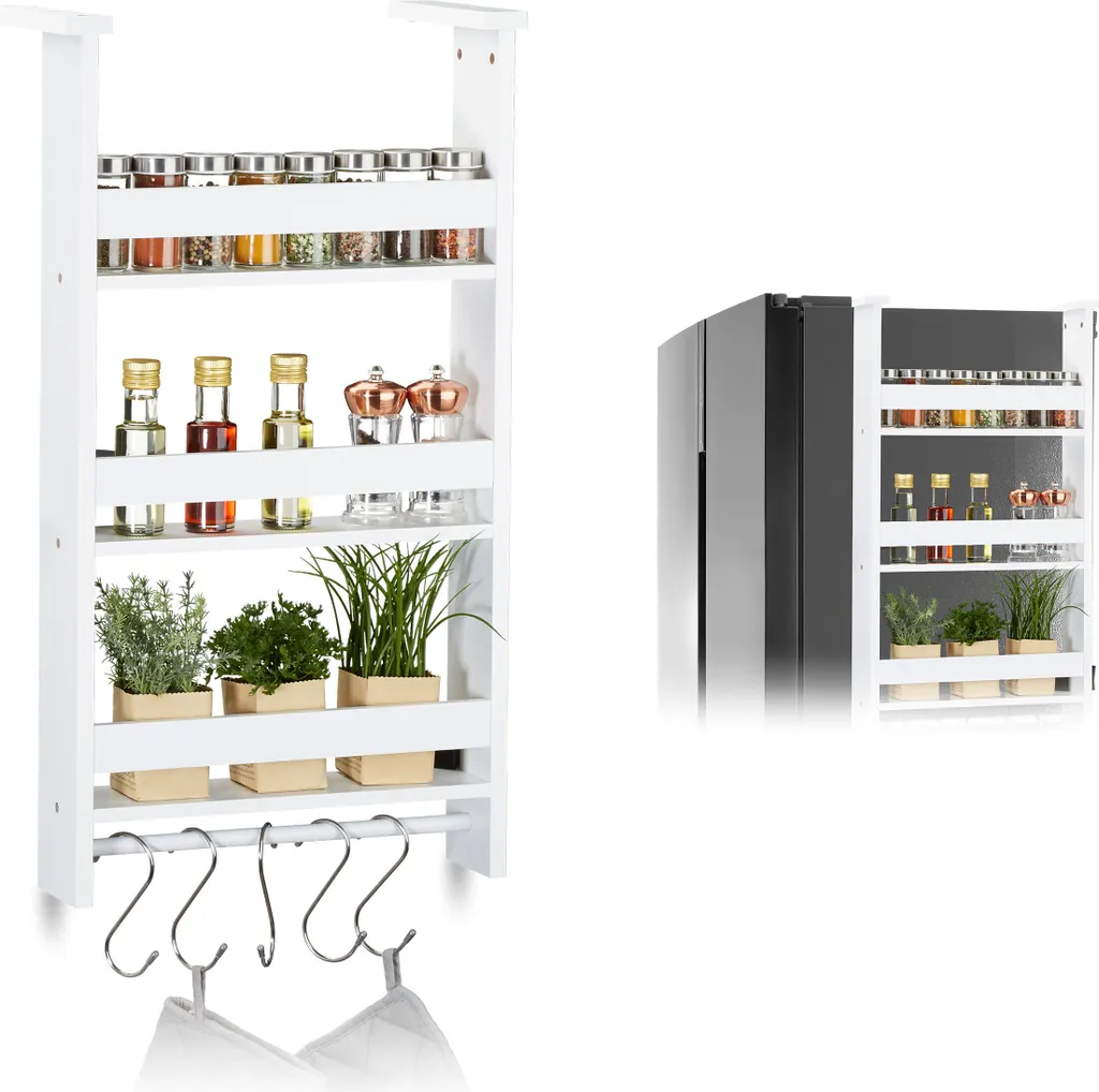 Organisateur de Frigo Relaxdays : Fini le Désordre avec cette Étagère Murale