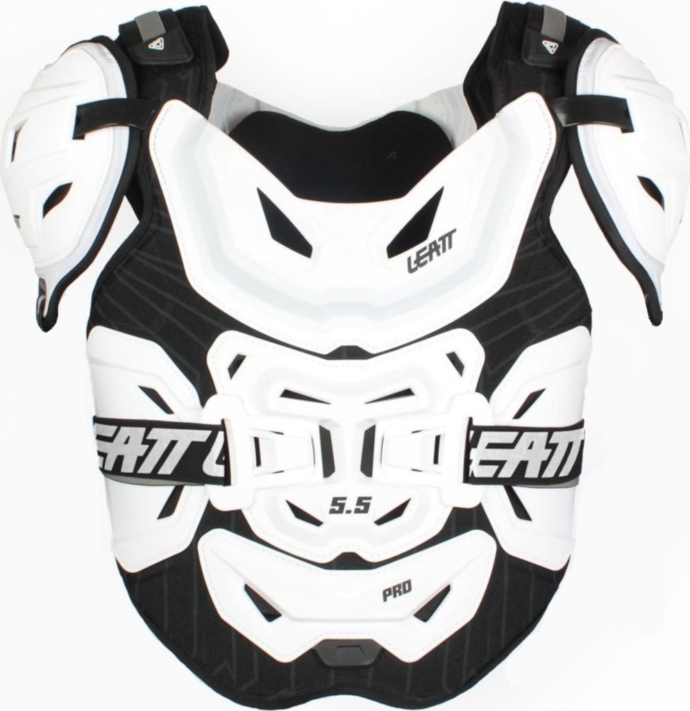 Leatt Chest 5.5 Pro Brustprotektor, weiß, S - XL