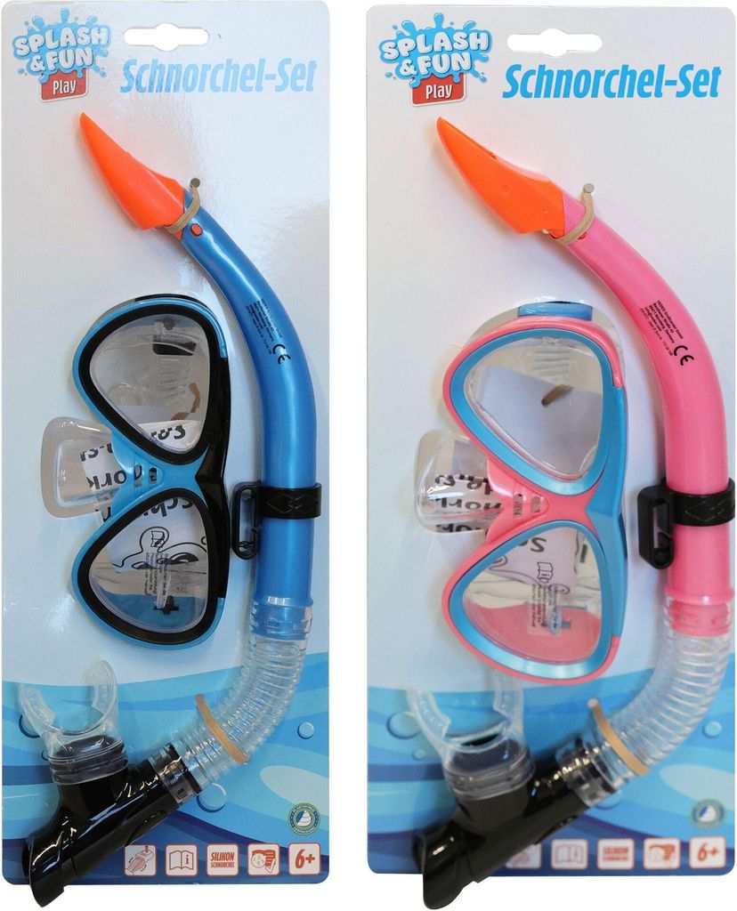 Schnorchelset Junior Splash & Fun Tauchmaske Kinder ab 6 Produktbild 