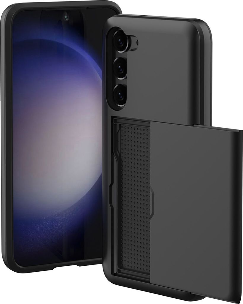 imoshion Backcover mit Kartenfach Samsung Galaxy S23 Plus - Schwarz