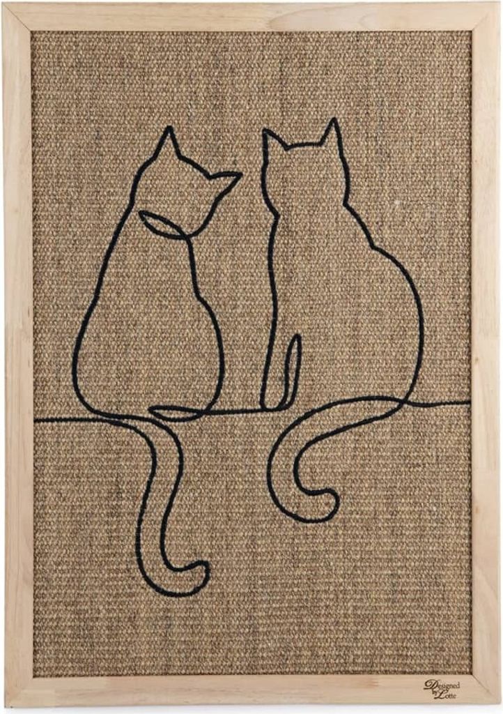 Designed by Lotte Katze Kratzbrett Poezels 70x50x2 cm Holz Produktbild 5