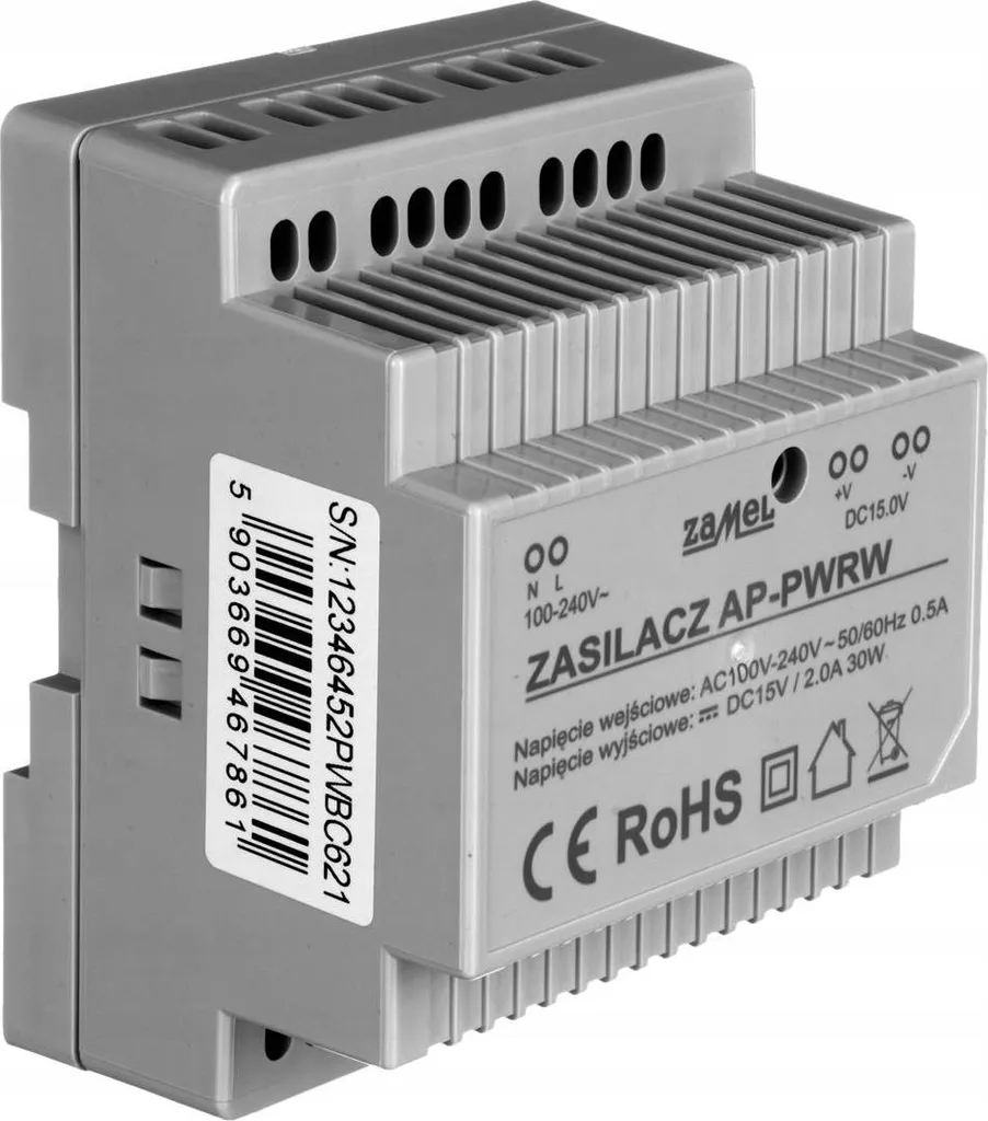 Bloc Alimentation pour Interphone Zamel AS-10xA - Solution de Remplacement - 2