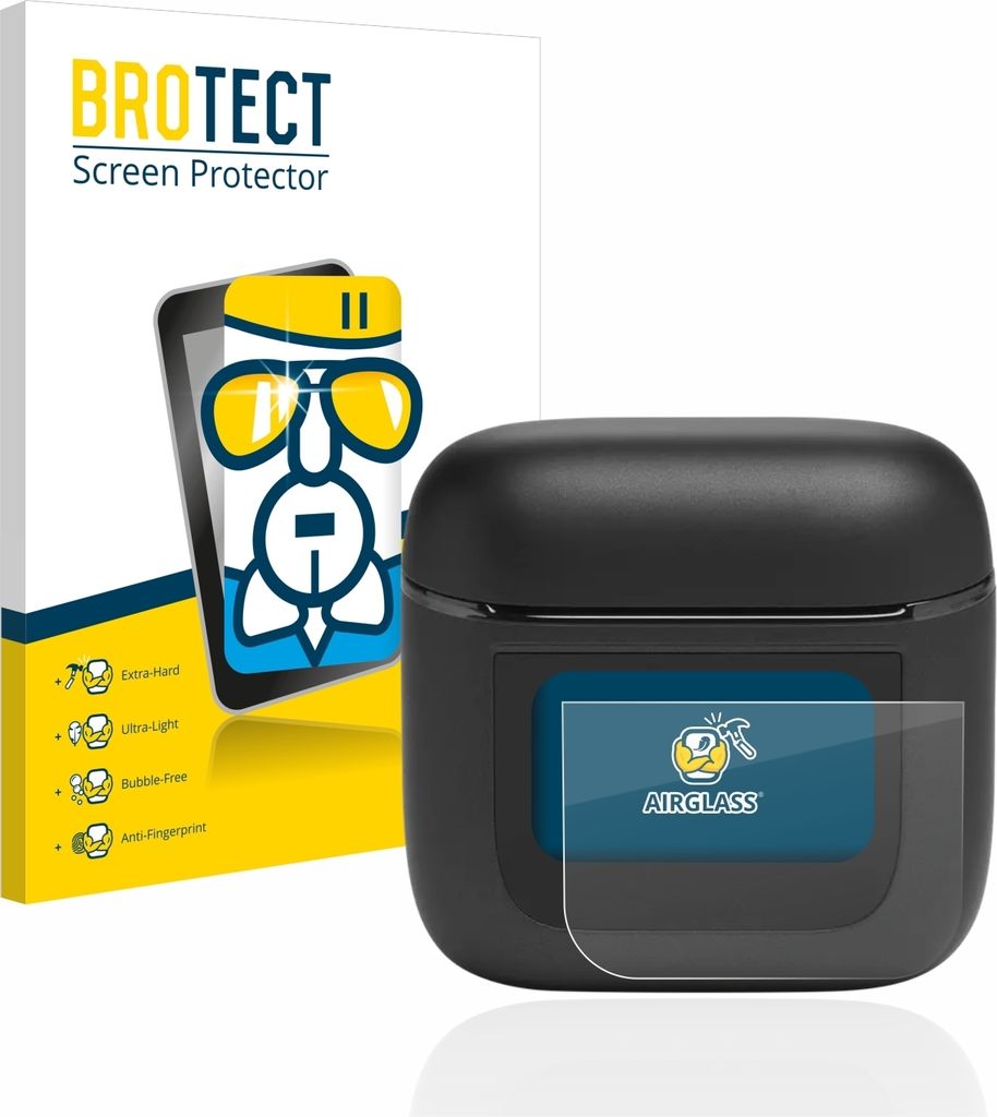 BROTECT Schutzglas für JBL Tour Pro 2 Schutzfolie Panzer Folie Glas Display Schutz klar