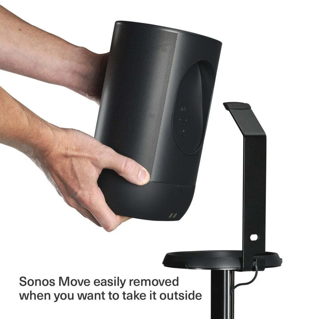 Flexson Support Mural pour Sonos Move - Fixation Robuste Noir ou Blanc - 3