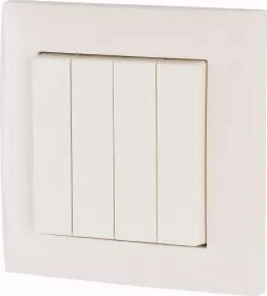 Eaton xComfort Bouton-poussoir radio quadruple 55mm blanc 173413