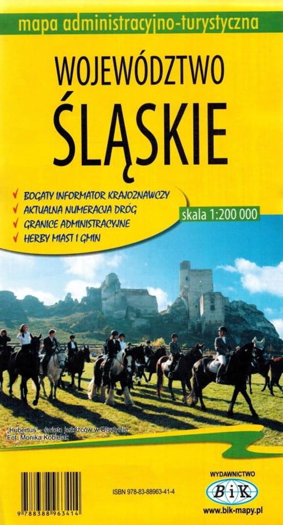 Schlesische Woiwodschaft 1:200.000. Verwaltungs- und Touristenkarte. BiK