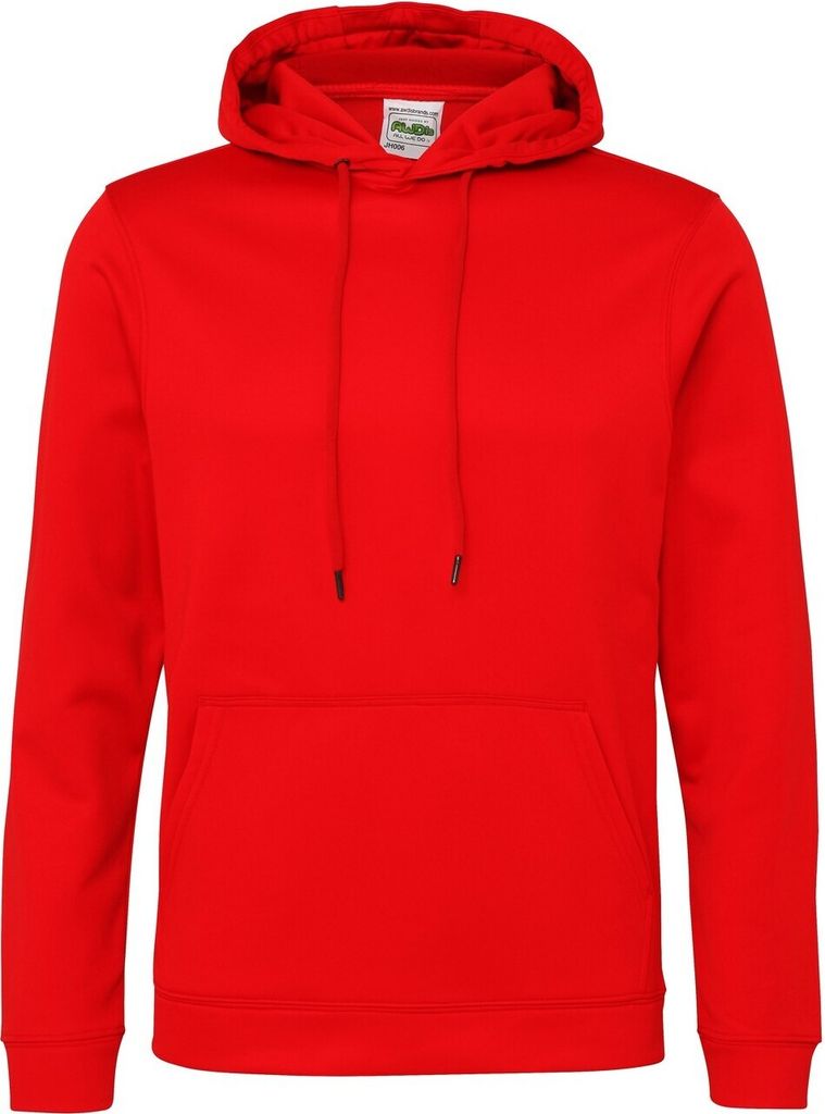 Awdis - Kapuzenpullover für Herren/Damen Uni - Sport RW9092 (XXL) (Feuerrot)