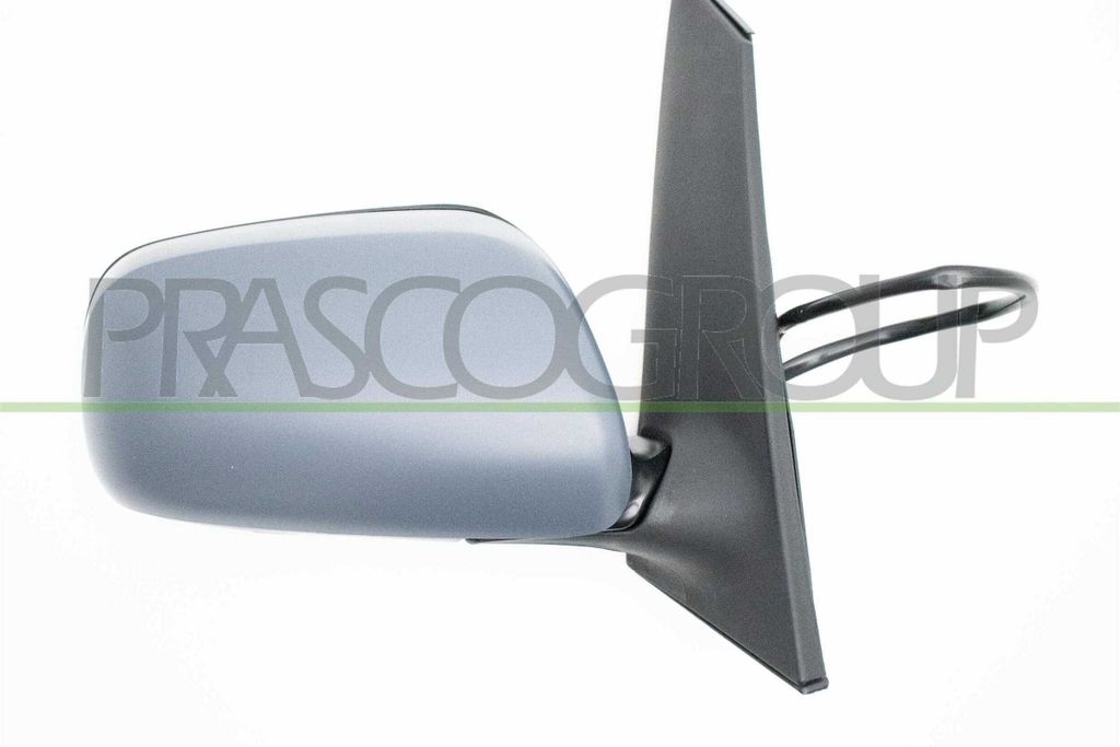 PRASCO TY4207303P Außenspiegel Seitenspiegel Rechts für TOYOTA PRIUS Liftback (NHW20) Beheizt Konvex Grundiert Elektrisch