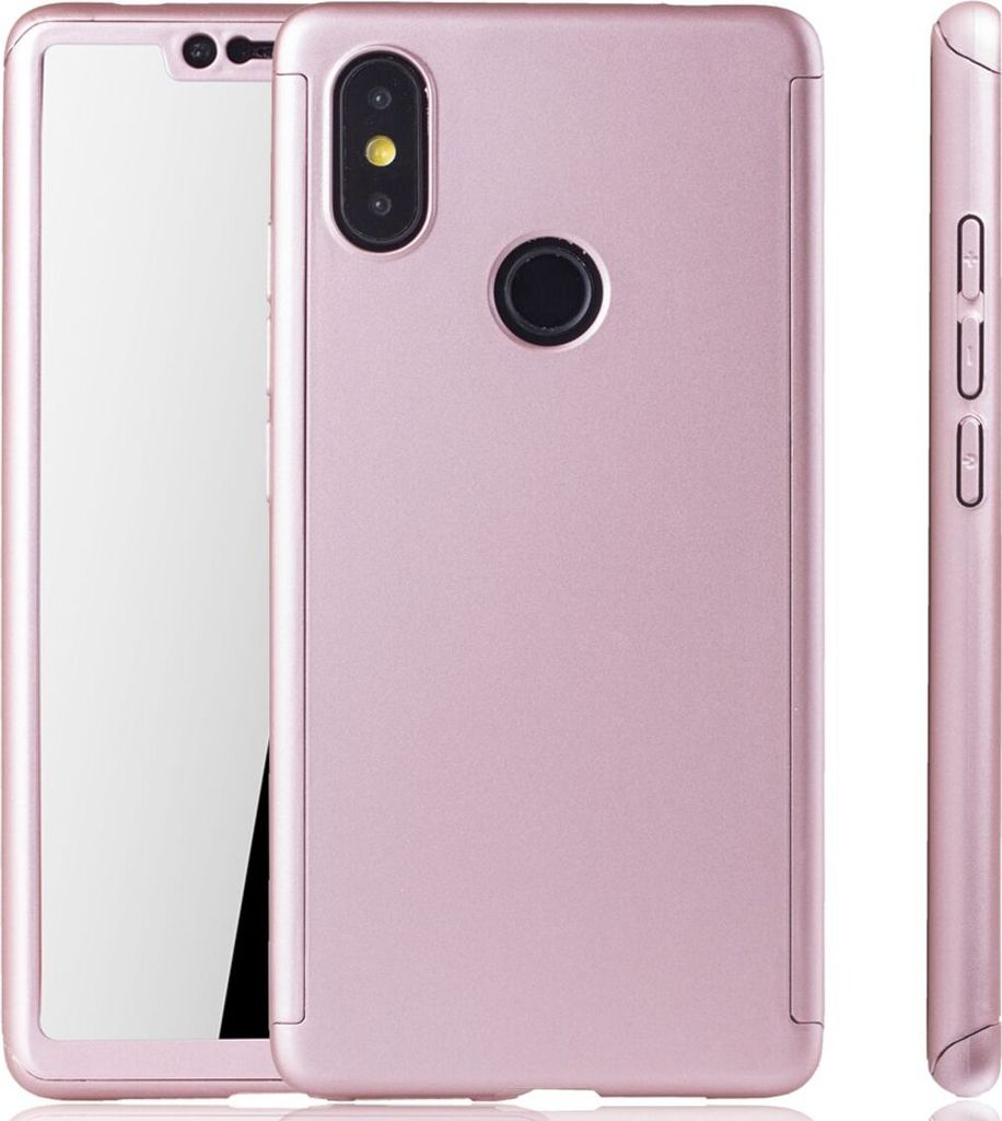 Handyhülle Schutzhülle für Xiaomi Mi 8 SE Full Case Cover Displayschutz 360 Rosa