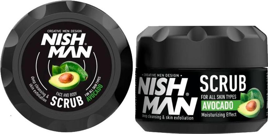 Čistiaci peeling Nishman Face & Skin Scrub Avocado 300ml Obrázok produktu 