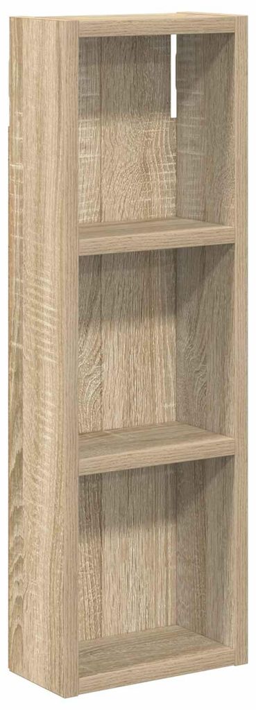 Badezimmer-Wandschrank mit Regal Sonoma-Eiche 20 x 10 x 60,5 cm