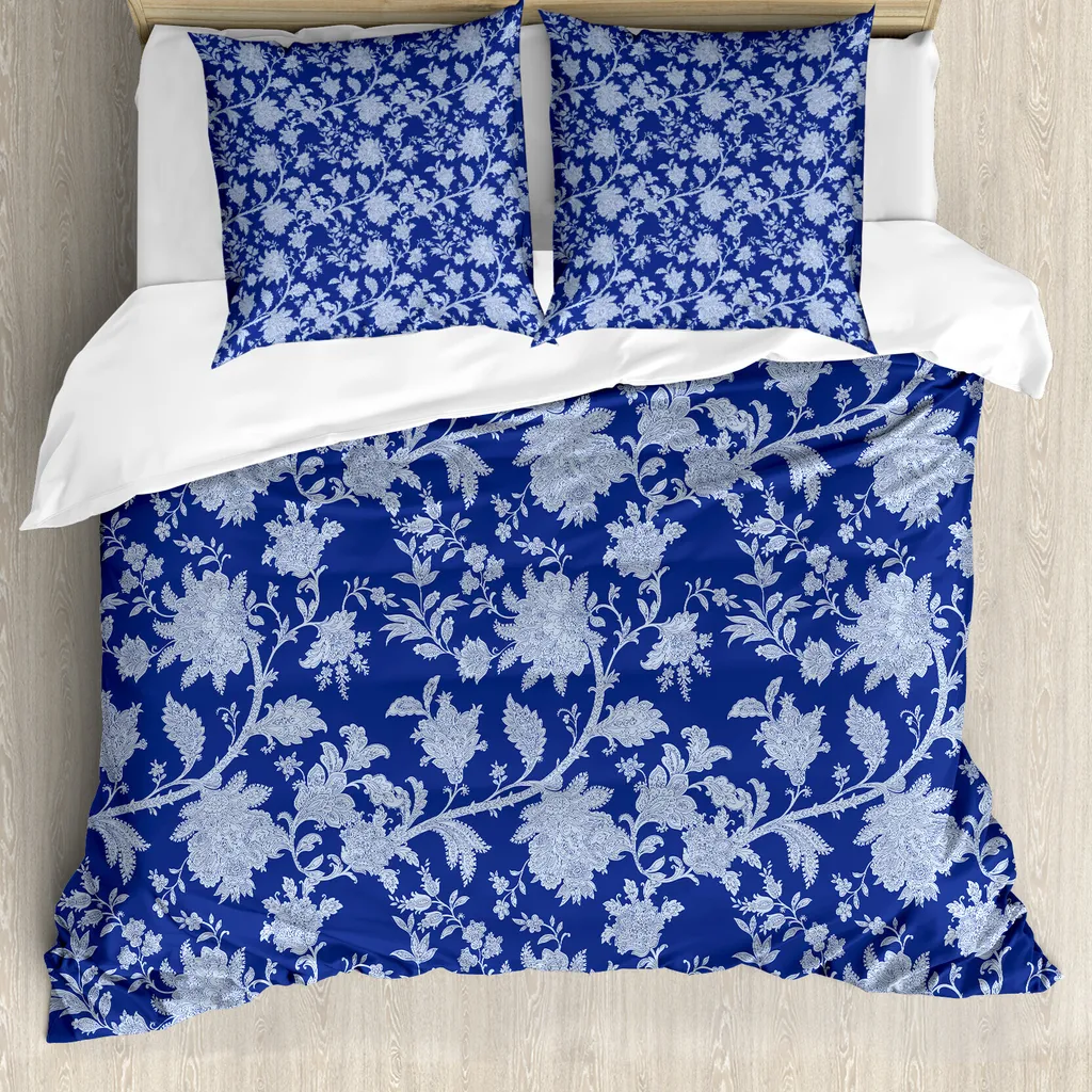Abakuhaus Paisley Blu Reale: Un Viaggio Ottomano nel Tuo Letto