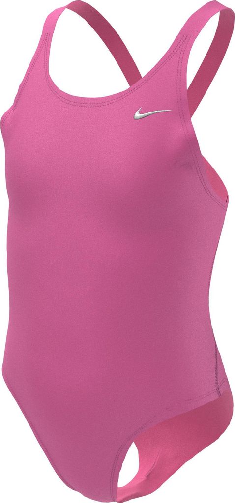Nike Mädchen Badeanzug Hydrastrong Solid Fastback Rosa