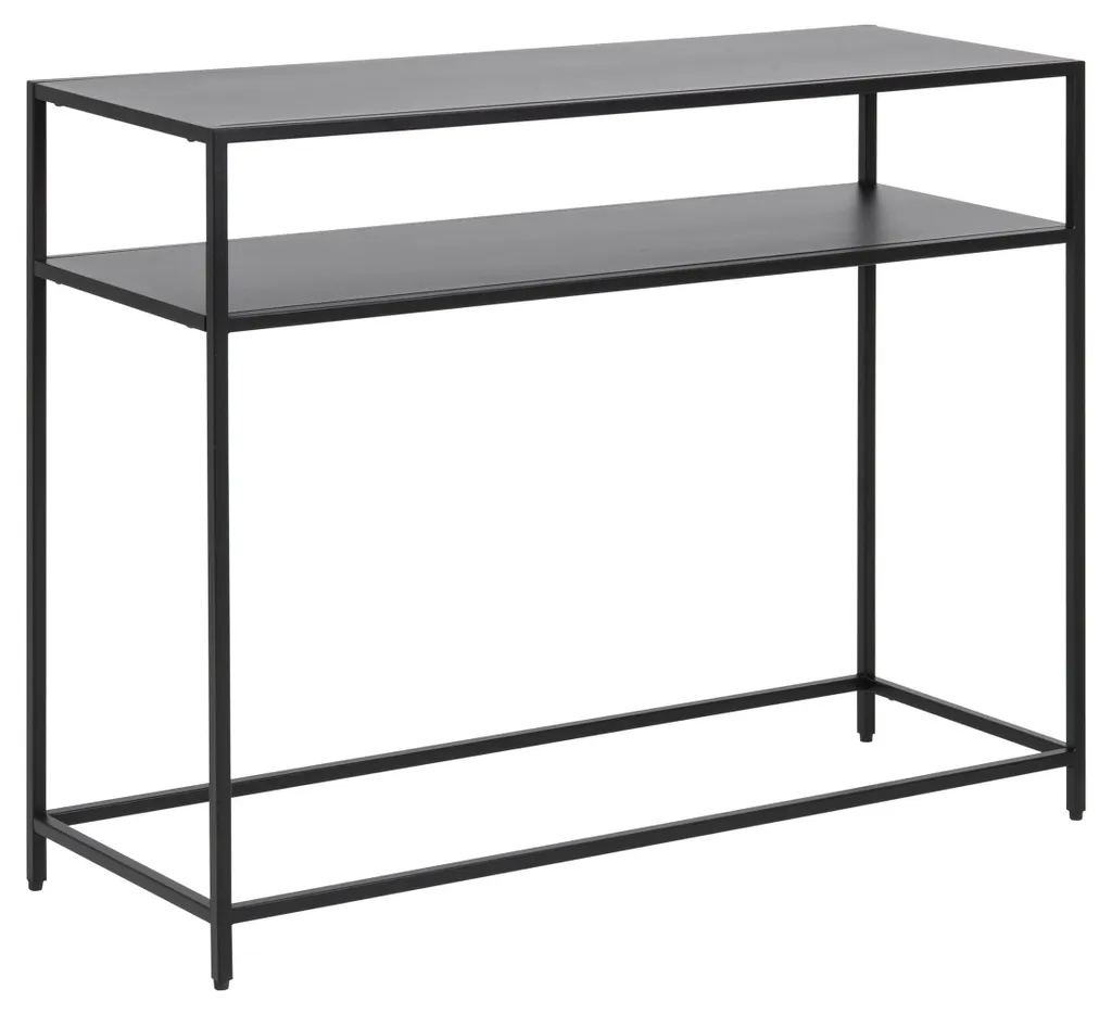 Console fine Newcastle noir pour gagner de la place dans votre entrée