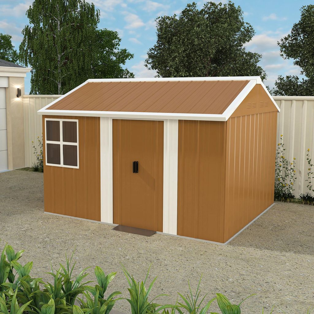 Stalen tuinhuizen 300x240 cm – Weersbestendige metalen Productafbeelding 
