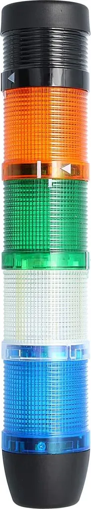 Tour de signalisation lumineuse 4 couleurs 50mm avec alarme sonore