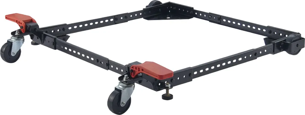 SucceBuy Support Roulant de 500 lbs, Base Mobile Réglable 12" à 36"