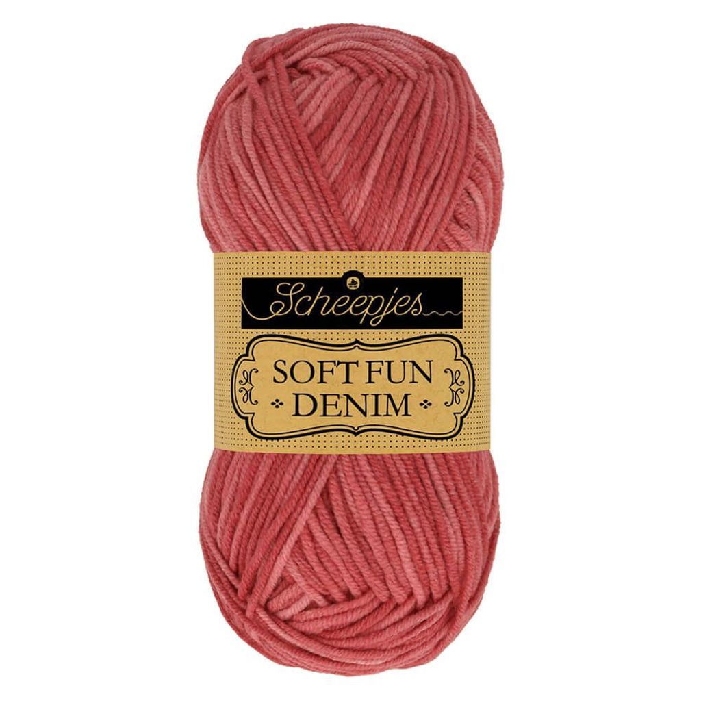 Scheepjes Softfun Denim 50g Rot 514