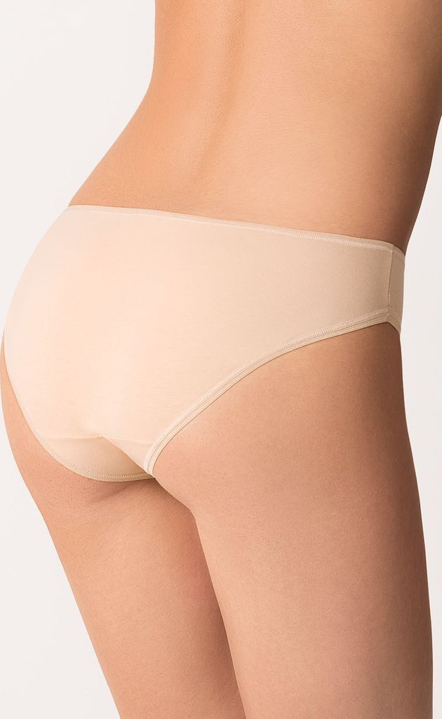 Vivisence 4003 mutandine a vita bassa da donna, beige, l Immagine del prodotto 