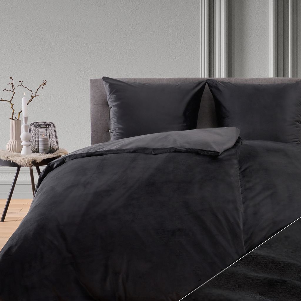 Biancheria da letto Blumtal 200x200 & 2x 80x80cm cashmere Immagine del prodotto 