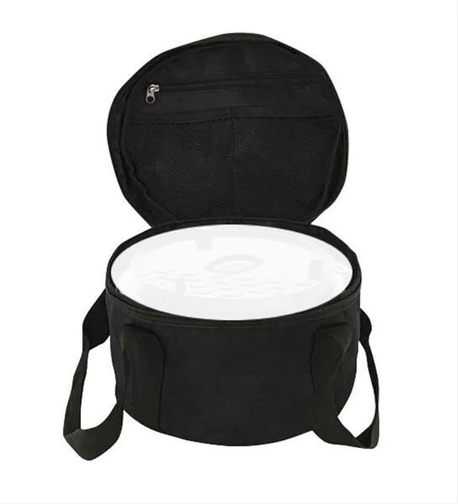 Sac pour Dutch Oven M en Polyester Renforcé Résistant aux Déchirements Noir - 2
