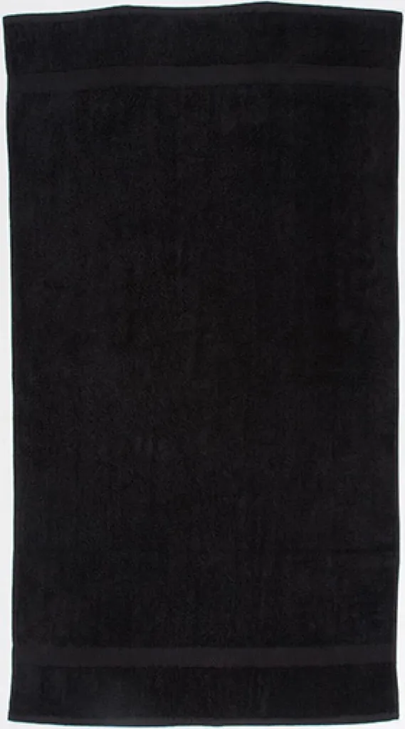 Towel City TC004 Nero - Asciugamano Bagno Lusso 550g/m² | Puro Cotone