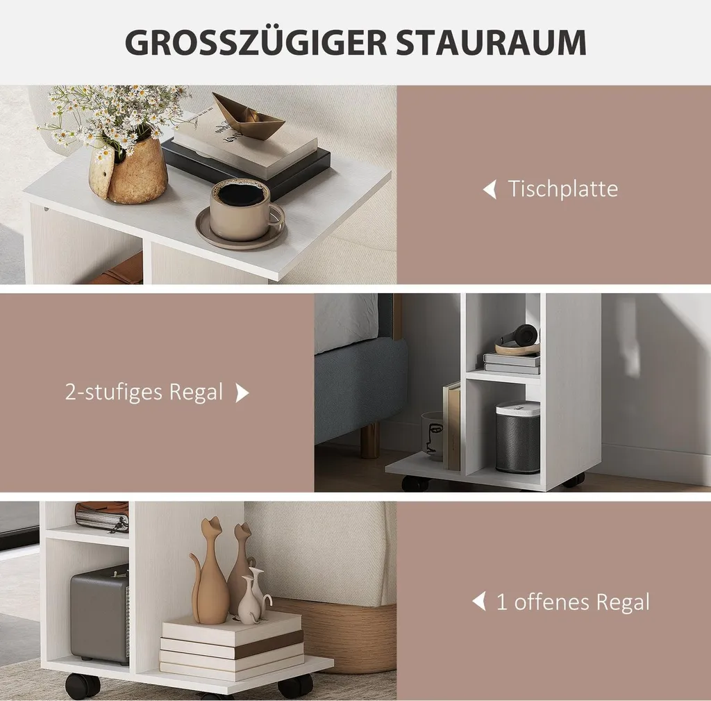 Table de salon portable pour ordinateur et repas en petits espaces - 4