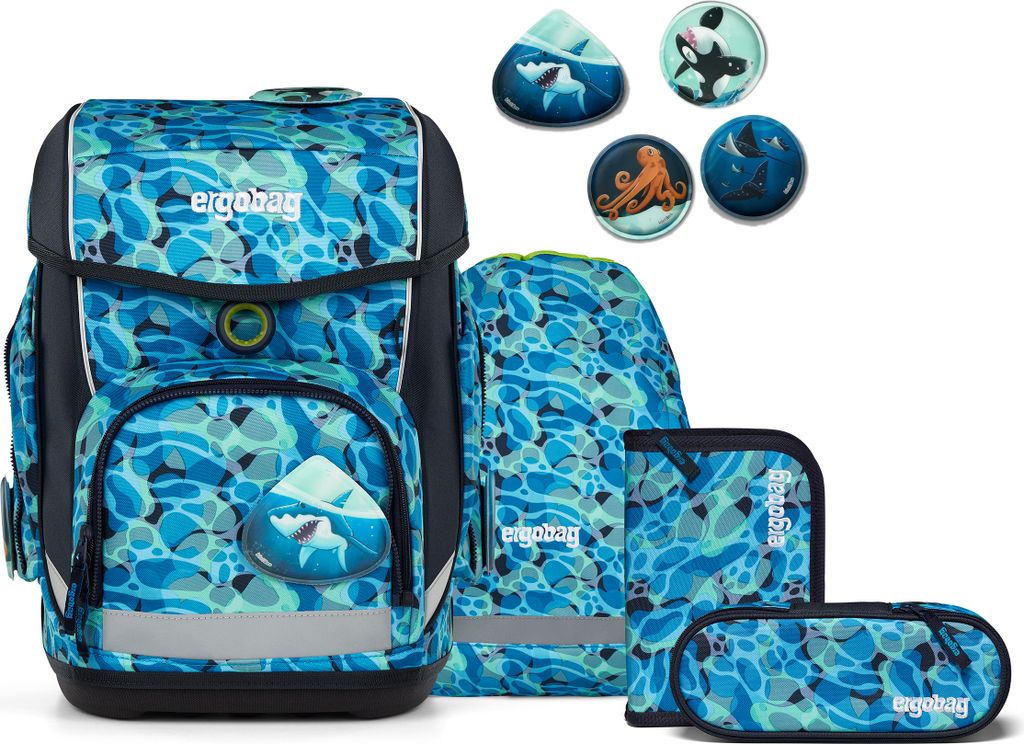 ergobag Schulranzen cubo Set ECO 28 x 25 x 40 Produktbild