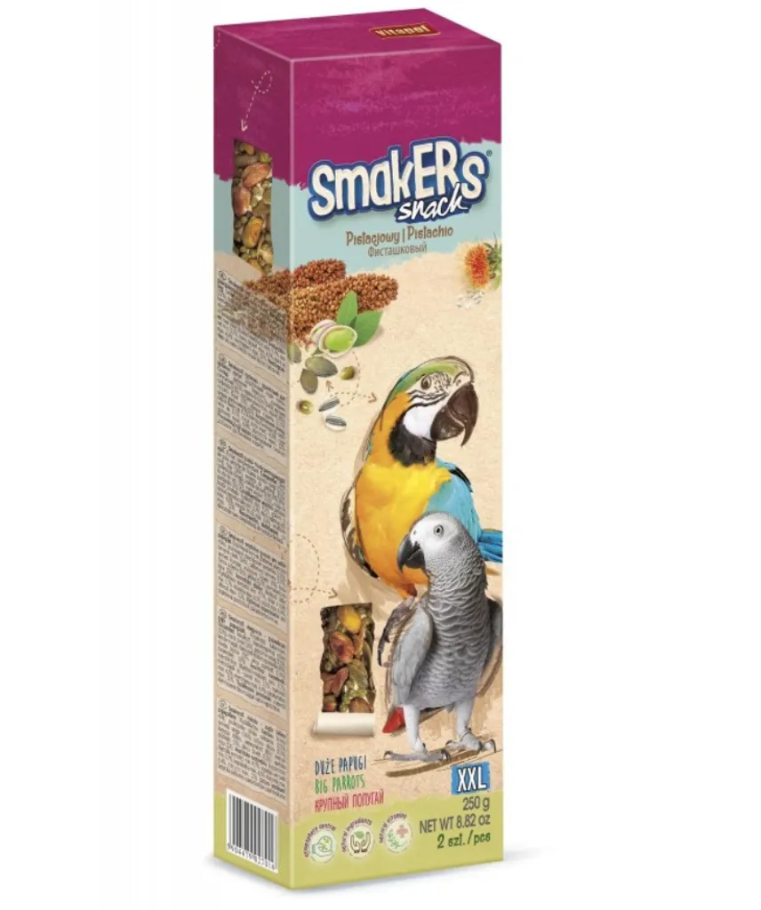 VitaPol Smakers XXL 250g | Il Regalo Ideale per Pappagalli Felici